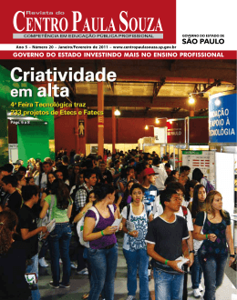 Janeiro/Fevereiro Edição nº 20 - Centro Paula Souza
