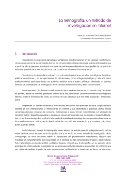 la netnografa - Revista Iberoamericana de Educación