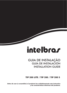 Manual TIP 200Lite – Terminal IP