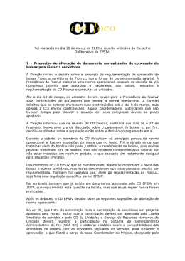 Março (10/03) - Escola Politécnica de Saúde Joaquim Venâncio