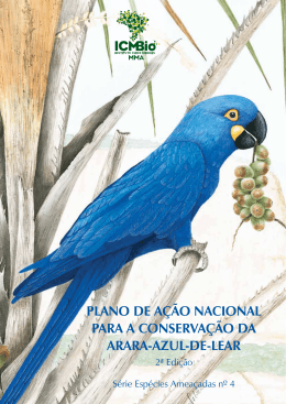plano de ação nacional para a conservação da arara-azul