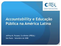 Accountability e educação pública na América Latina