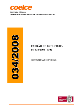 PADRÃO DE ESTRUTURA PE-034/2008 R-02