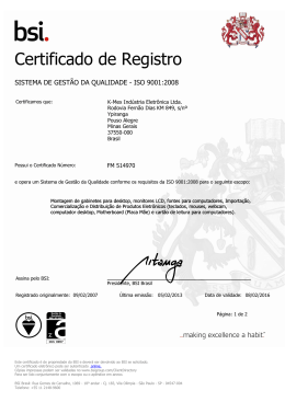BSI Certificate - K-MEX