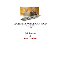A CIENCIA PARA FICAR RICO Bob Proctor & Jack Canfield