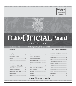 Poder Executivo - Ministério Público do Paraná