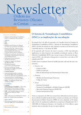 Newsletter 2 - Ordem dos Revisores Oficiais de Contas