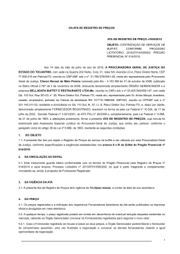 EDITAL DE LICITAÇÃO - Ministério Público do Estado do Tocantins