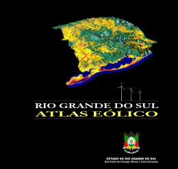 Atlas Eólico: Rio Grande do Sul Parte 1. Tamanho: 8827KB