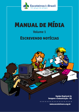 Manual de Mídia - Escoteiros do Brasil