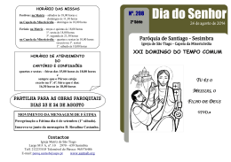 Nº208 - 24.Agosto.2014 - Paróquia de Santiago :: Sesimbra