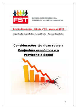Boletim Econômico do FST nº 66