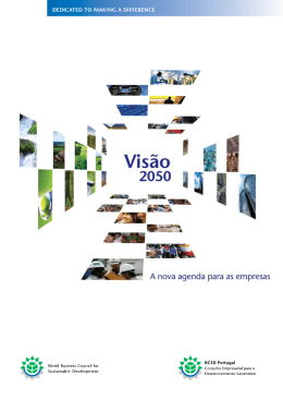 Visão 2050 - World Business Council for Sustainable Development