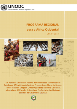 PROGRAMA REGIONAL para a África Ocidental