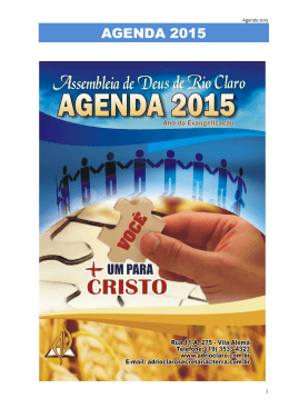 Agenda 2008 - AD Rio Claro