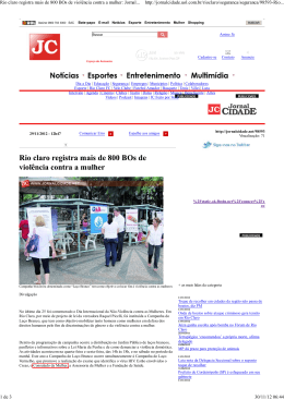Jornal Cidade - Rio Claro