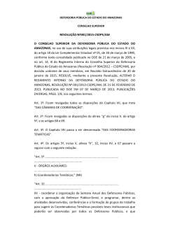 resolução nº 001/2015-csdpe/am - Defensoria Pública do Estado do
