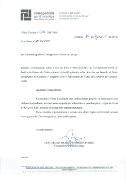 014/2013 - Tribunal de Justiça do Estado de Goiás
