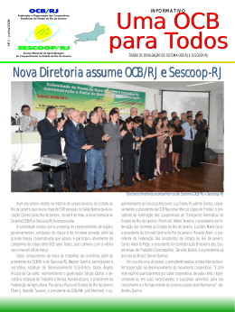 Jornal OCB-RJ nº 1 por páginas