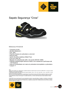 Sapato Segurança “Crow”