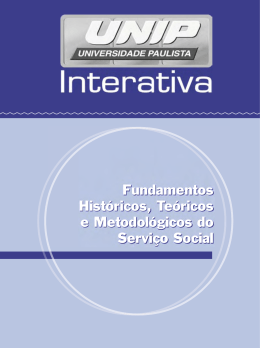 Fundamentos Históricos, Teóricos e Metodológicos do Serviço Social