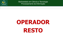 Operador Resto - WordPress.com