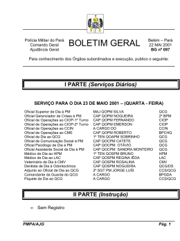 BG 097 - De 22 MAI 2001 - Proxy da Polícia Militar do Pará!