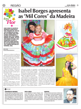 Isabel Borges apresenta as “Mil Cores” da Madeira