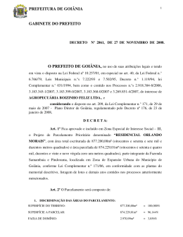 Decreto N. 2861 de 27/11/2008