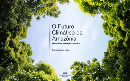 O Futuro Climático da Amazônia