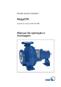 MegaCPK Manual de operação e montagem