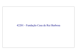 42201 - Fundação Casa de Rui Barbosa