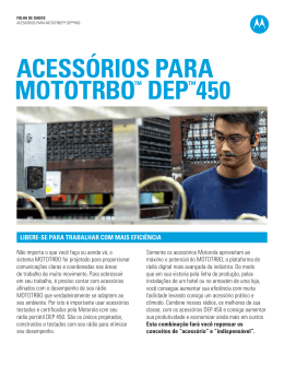 ACESSÓRIOS PARA MOTOTRBO™ DEP™450