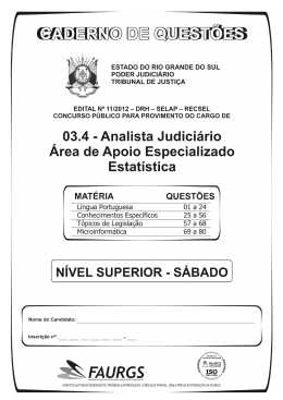 prover - Tribunal de Justiça do Estado do Rio Grande do Sul