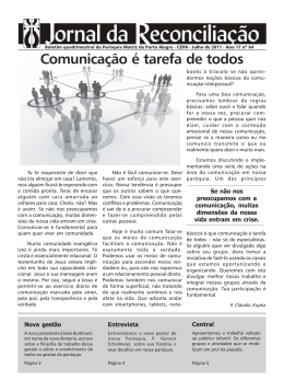 Jornal da Reconciliação Nº64