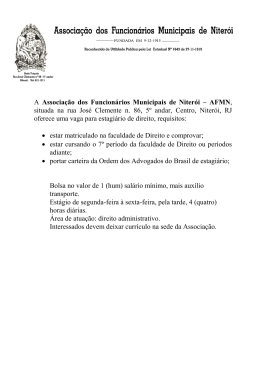 A Associação dos Funcionários Municipais de Niterói – AFMN