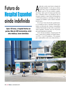 Futuro do Hospital Espanhol ainda indefinido - sindimed-ba