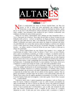 ALTARES - Jornal de Poesia