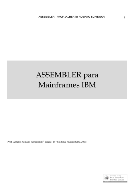 ASSEMBLER para Mainframes IBM