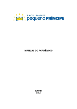 Manual do Acadêmico 2015