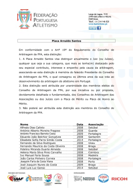Placa Arnaldo Santos pdf - Federação Portuguesa de Atletismo