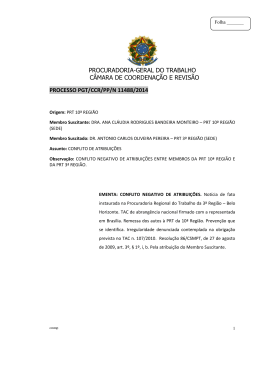 Processo PGT/CCR/nº 11488/2014 - Ministério Público do Trabalho
