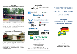 BRASIL-ALEMANHA - Universidade Federal de São Carlos
