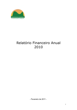 Relatório Financeiro