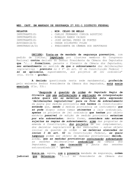 Decisão MS 27 931 MC.RTF - Assembleia Legislativa da Paraíba