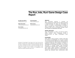 The Run, Inês, Run! Game Design Case Report