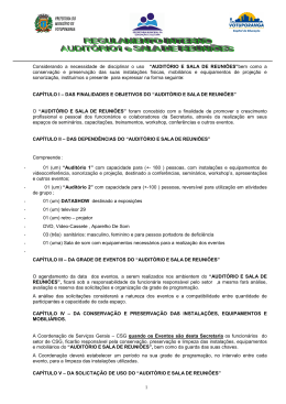 Regulamento Interno - Prefeitura de Votuporanga