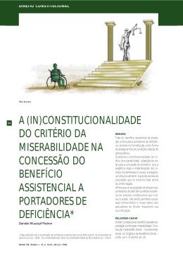 A (IN)CONSTITUCIONALIDADE DO CRITÉRIO DA