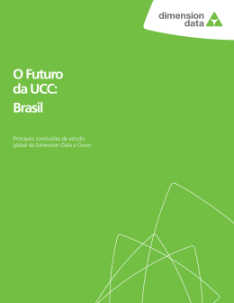 O Futuro da UCC: Brasil