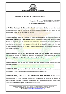 Decreto - 5193 - P Welington dos Santos Silva
